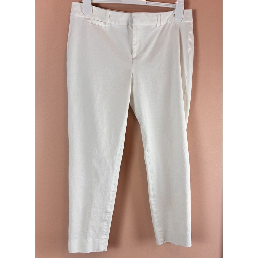 Crown & Ivy Cary Women’s White Pants Size 12 Petite